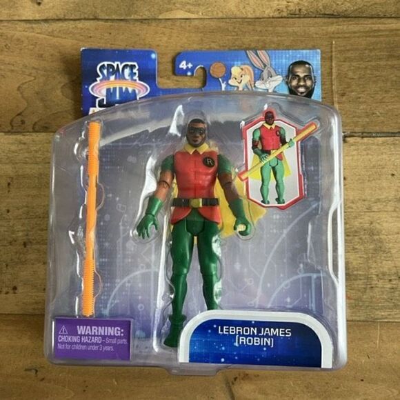 Space Jam 2 A New Legacy LEBRON JAMES ROBIN 5” Moose Toys 2021 DC Batman - Picture 3 of 5